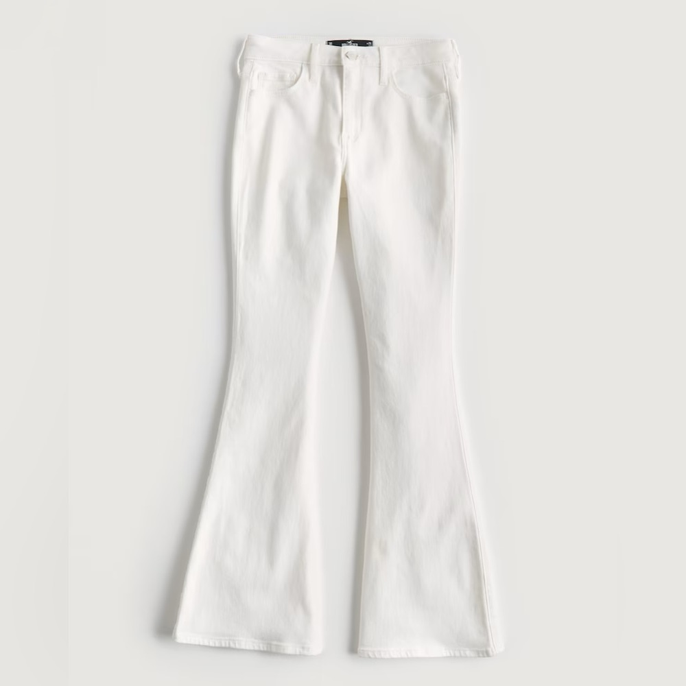 Hollister white flare jeans  !